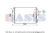 AKS DASIS 512064N Condenser, air conditioning